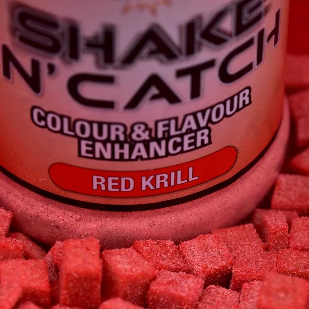 DYNAMITE BAITS Shake N Catch Colour And Flavour Enhancer Krill Red 