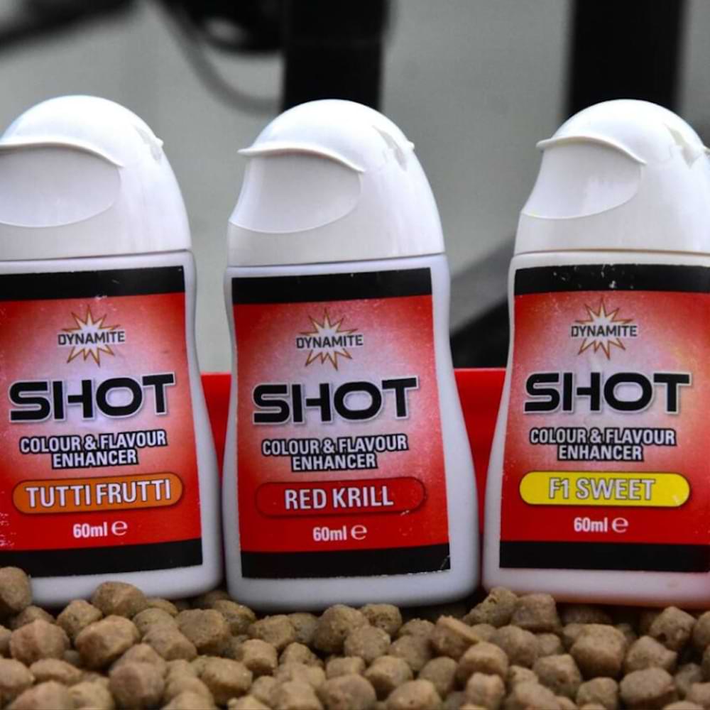 DYNAMITE BAITS Shot Colour And Flavour Enhancer F1 Sweet Yellow