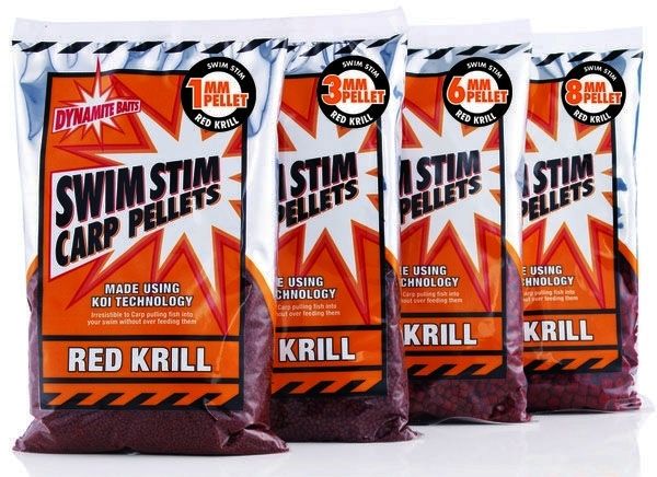 DYNAMITE BAITS Swim Stim Red Krill Pellets 900g