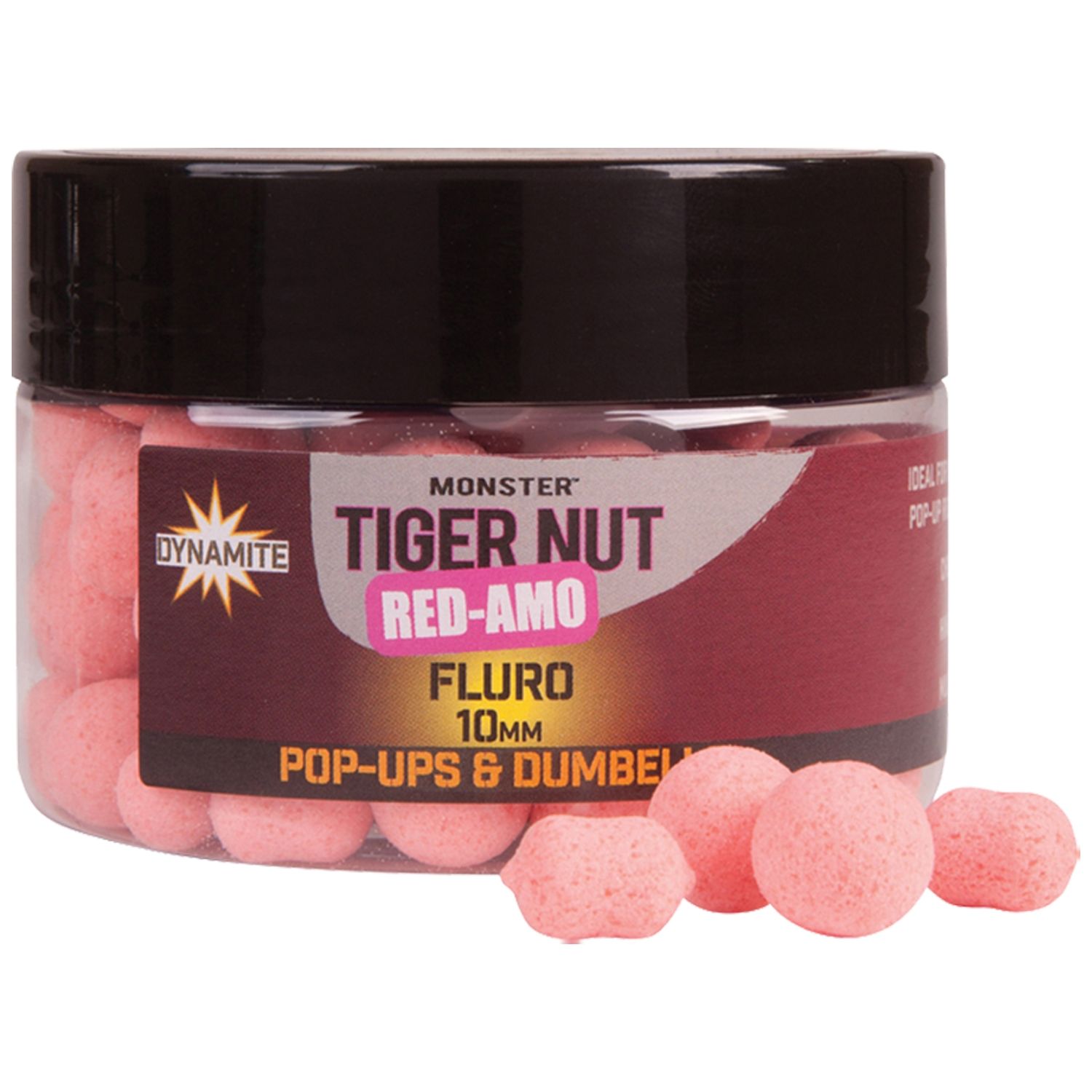 DYNAMITE BAITS Red-Amo Pink Fluro Pop-Up