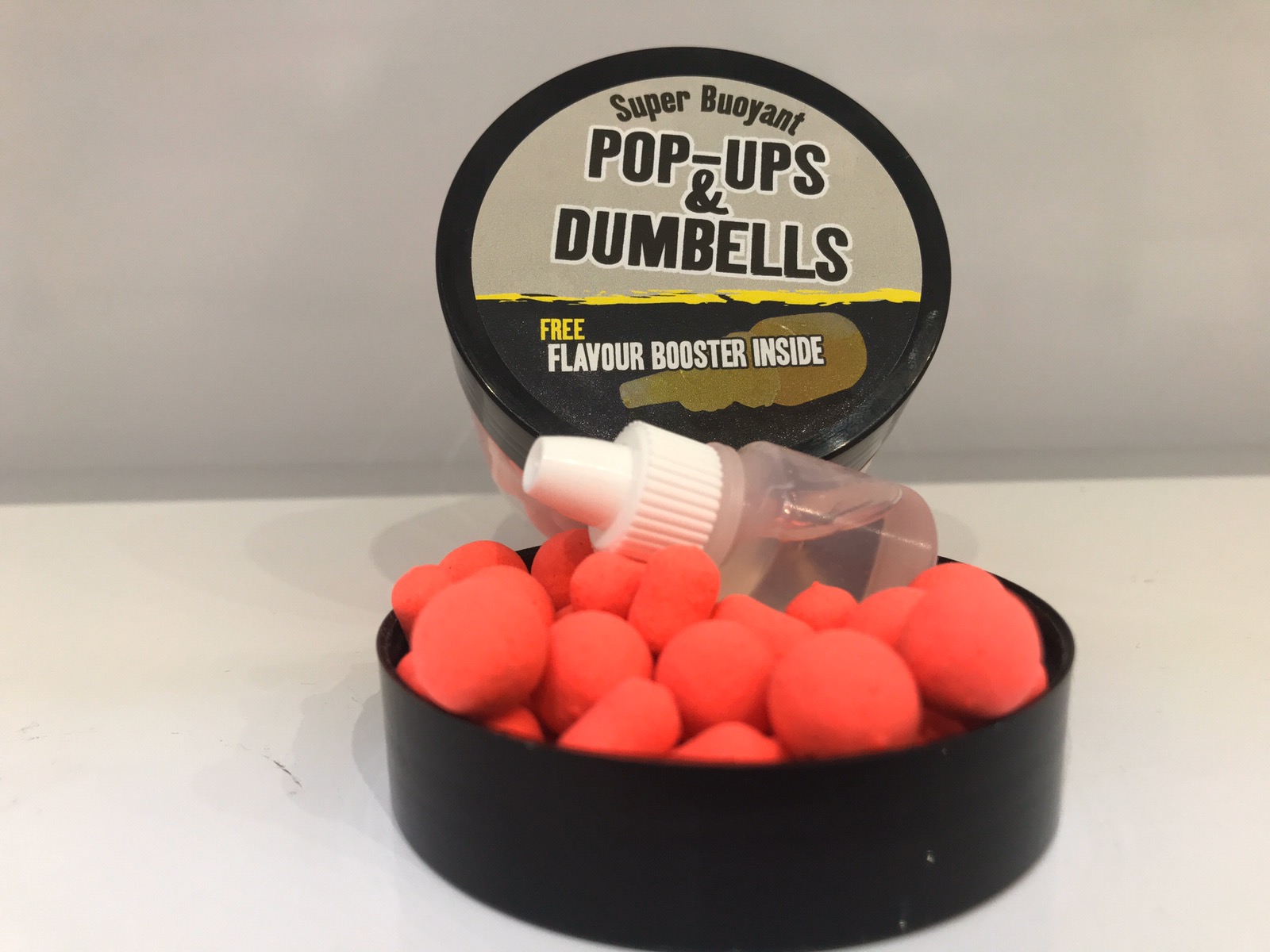 DYNAMITE BAITS Robin Red Fluro Pop-Up and Dumbells
