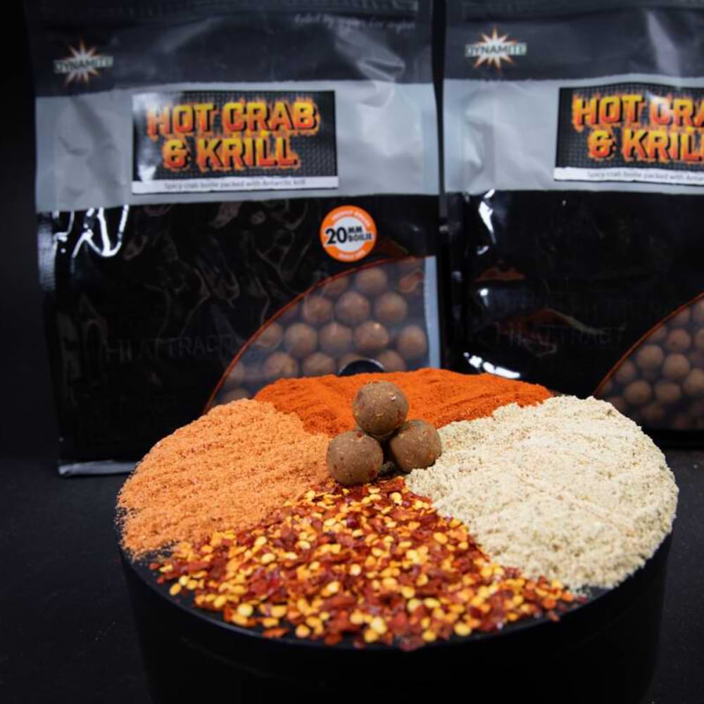 DYNAMITE BAITS Big Fish Hot Crab and Krill 15mm Boilie 1kg