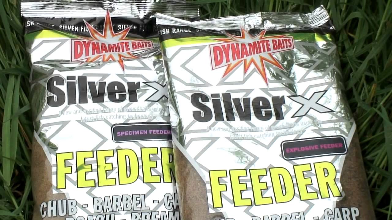 DYNAMITE BAITS Silver X Groundbait Feeder 1kg