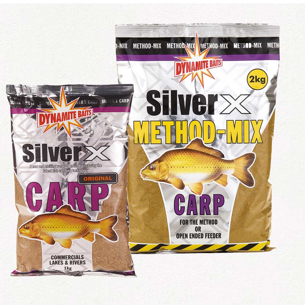 DYNAMITE BAITS Silver X Groundbait Carp Method