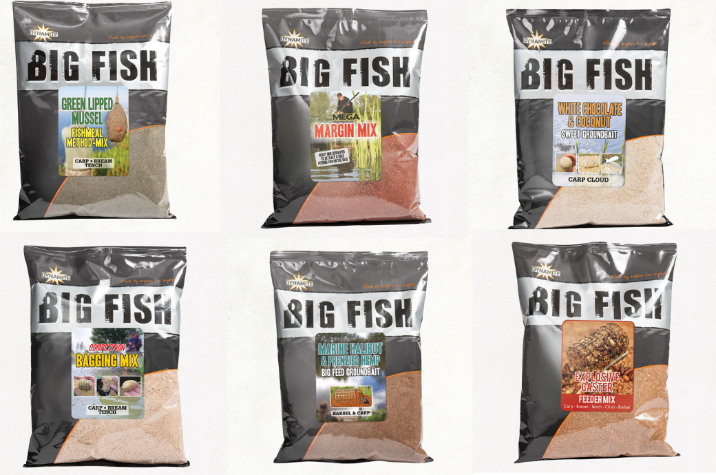 DYNAMITE BAITS Big Fish Marine Halibut/Hemp Method Mix 1.8kg