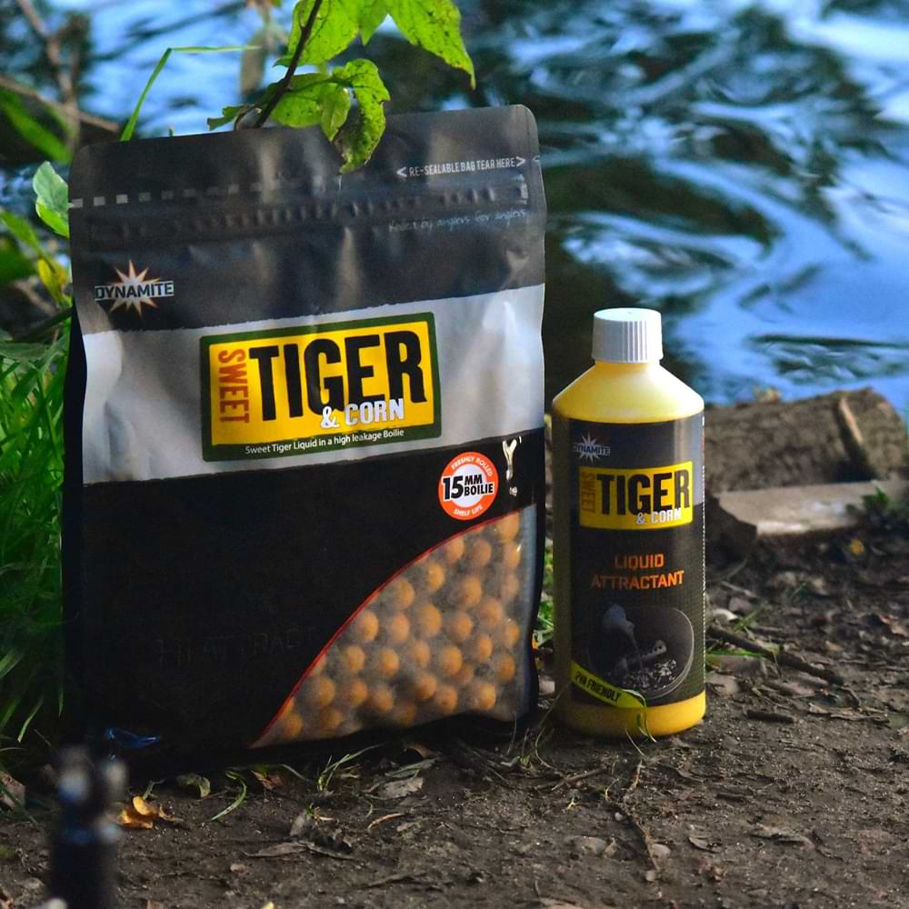 DYNAMITE BAITS Sweet Tiger and Corn Liquid Attractant 500ml