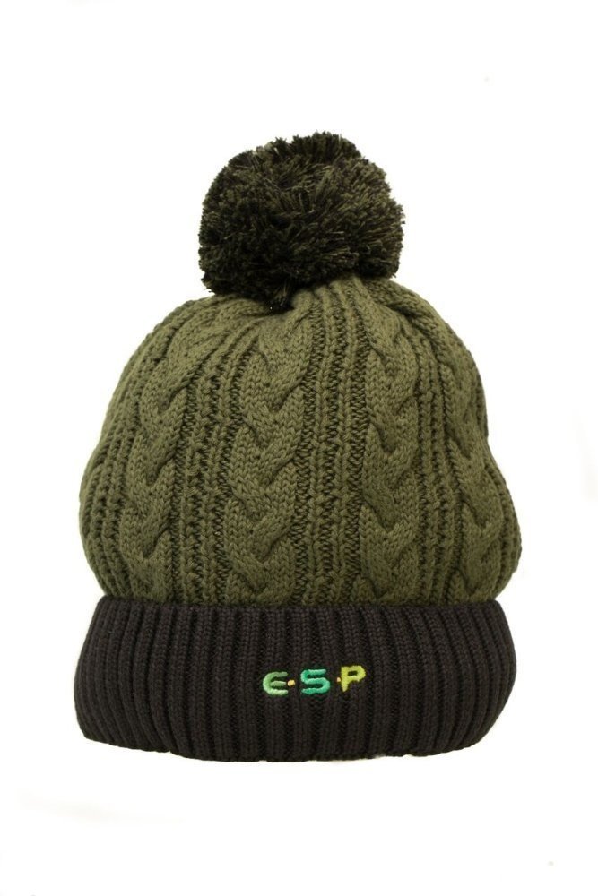 ESP Olive Black Bobble Hat