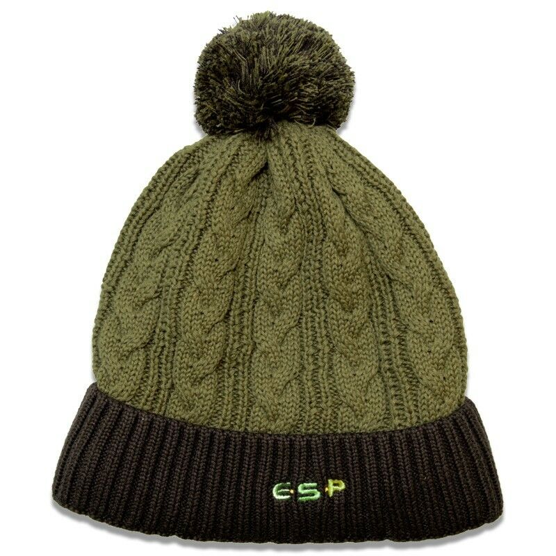 ESP Olive Black Bobble Hat