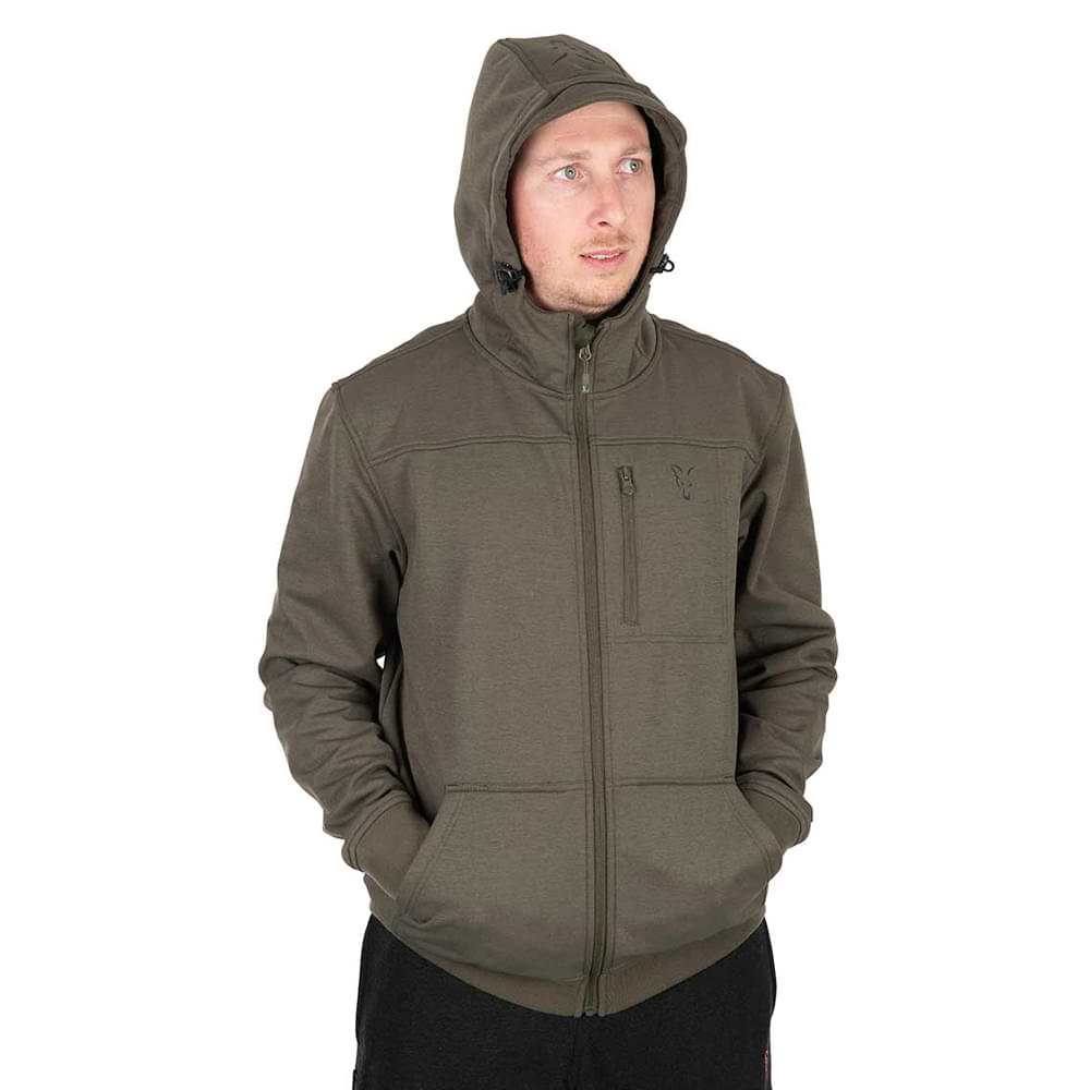 FOX Collection Soft Shell Jacket Green and Black