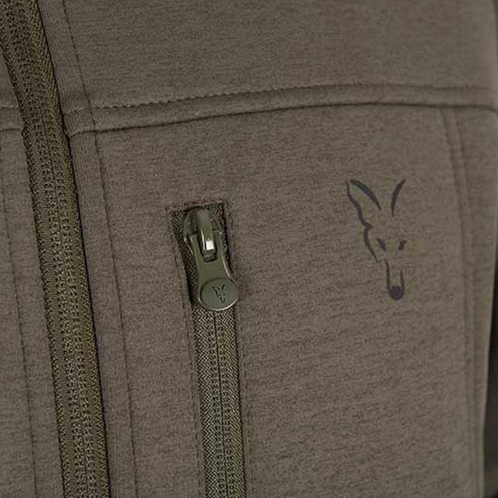 FOX Collection Soft Shell Jacket Green and Black