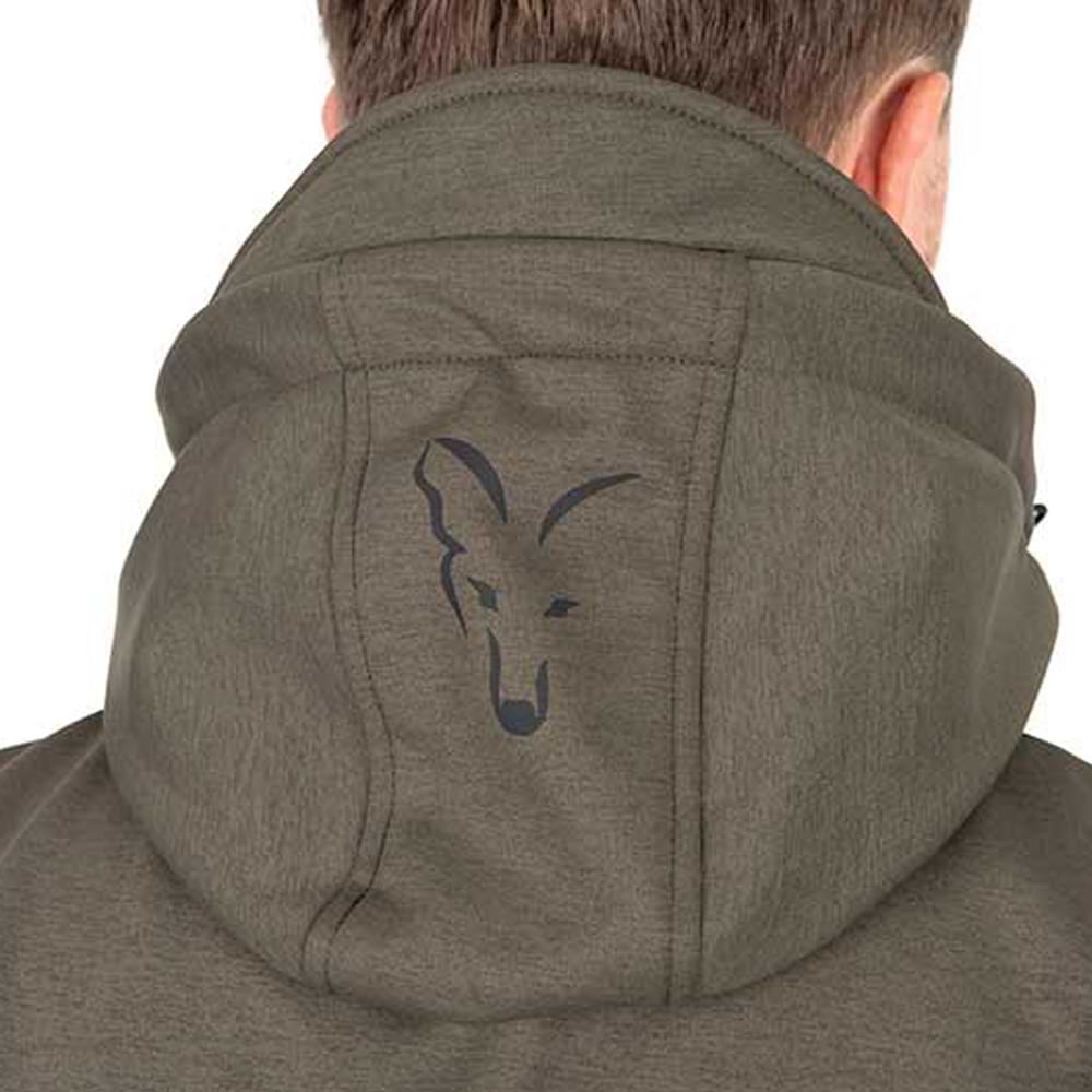 FOX Collection Soft Shell Jacket Green and Black