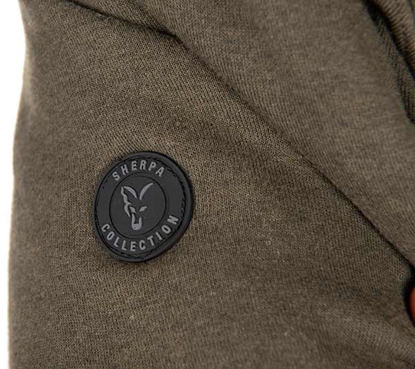 FOX Collection Sherpa Jacket Green and Black