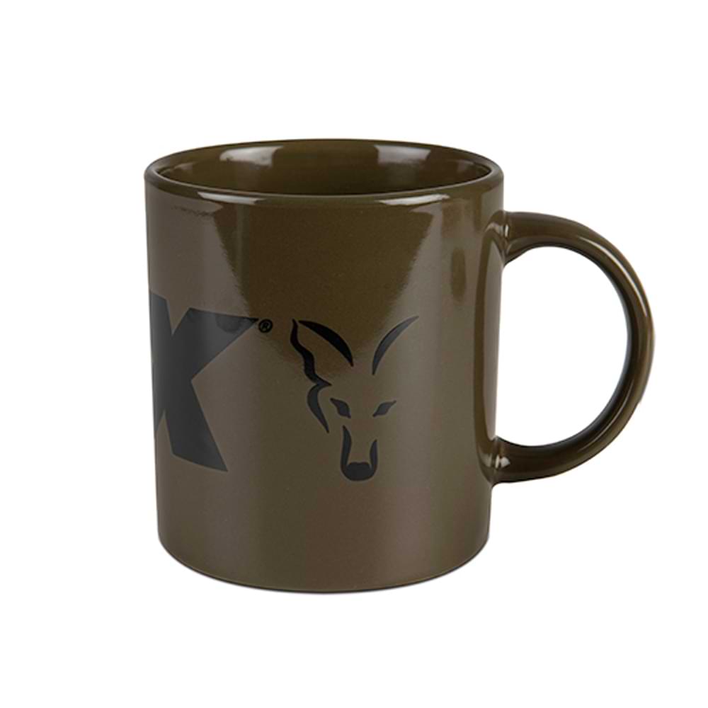 FOX Green and Black Logo Ceramic Mug