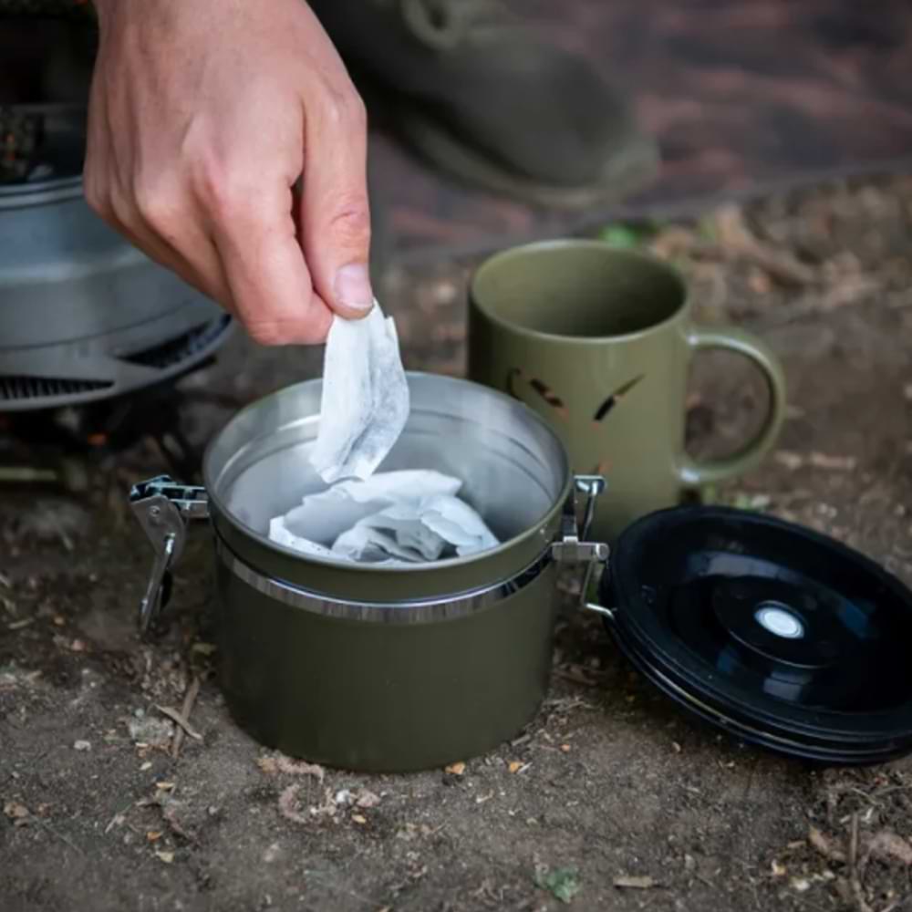 FOX Cookware Coffee and Tea Khaki Storage 860ml