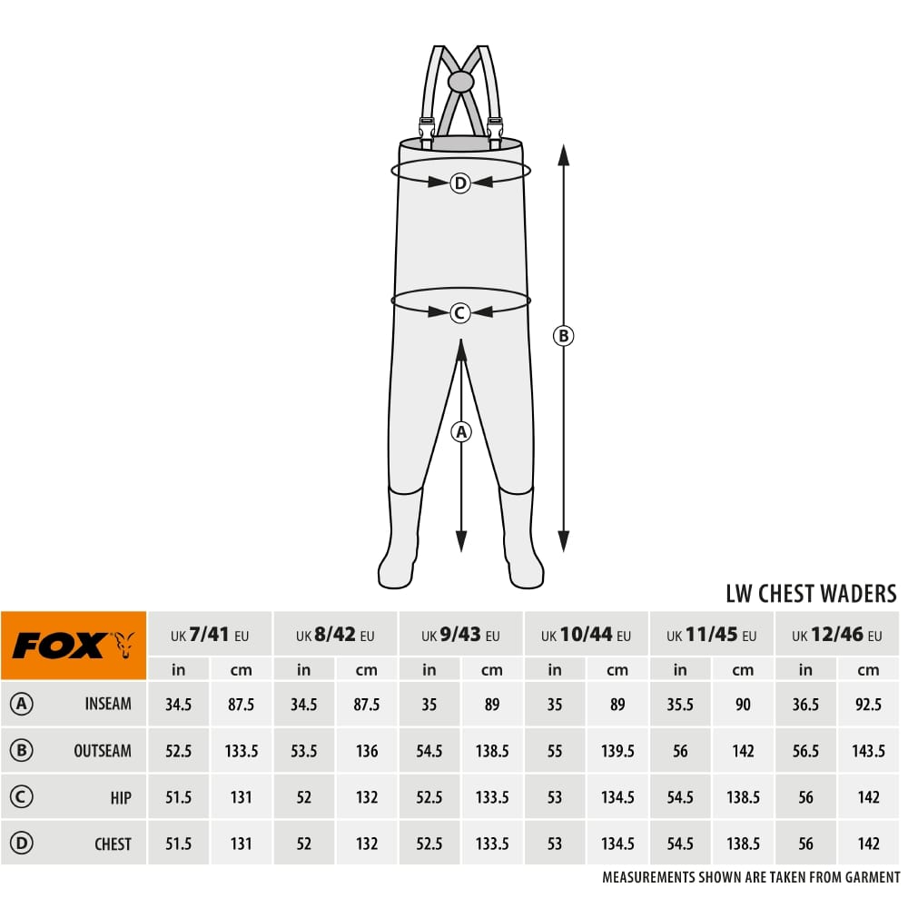 FOX Camo LW Lined Waders