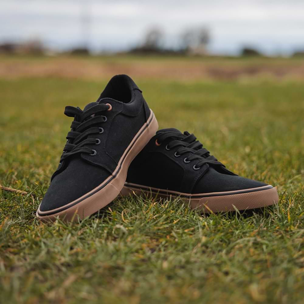 FOX Black Canvas Shoe