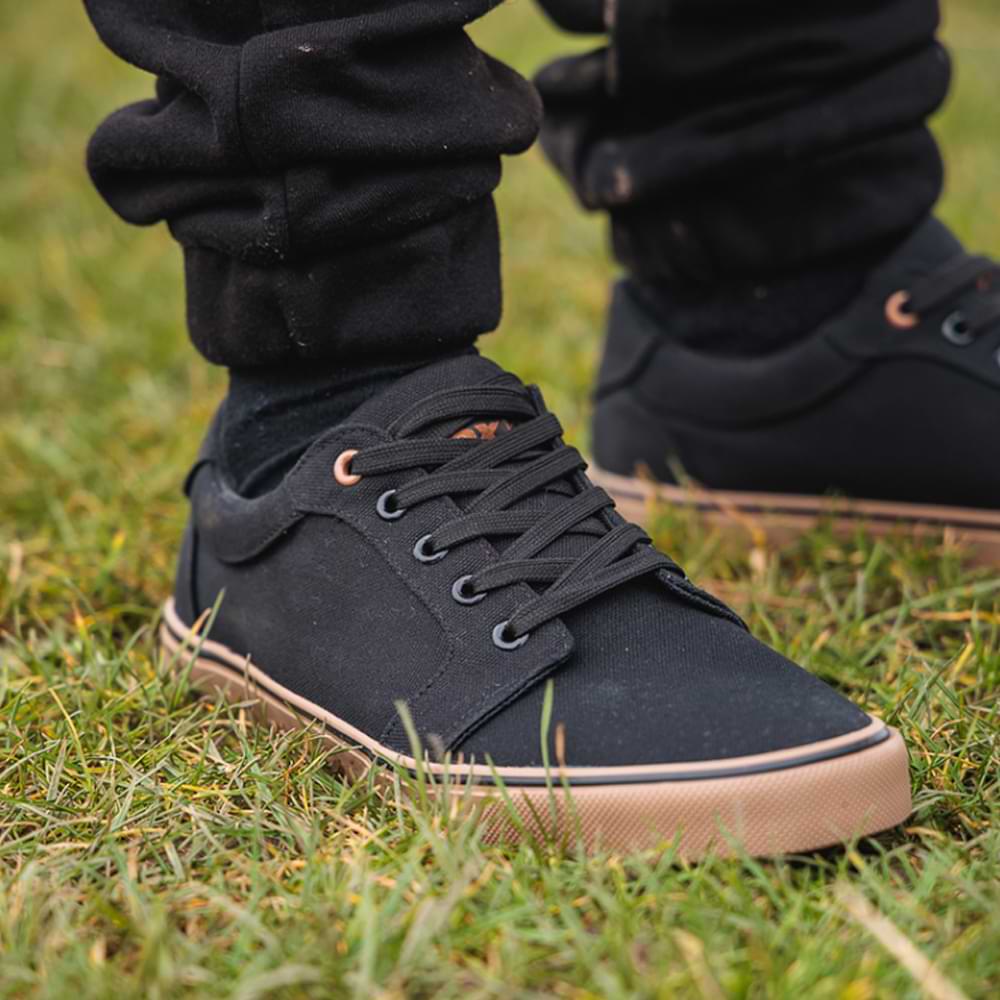 FOX Black Canvas Shoe
