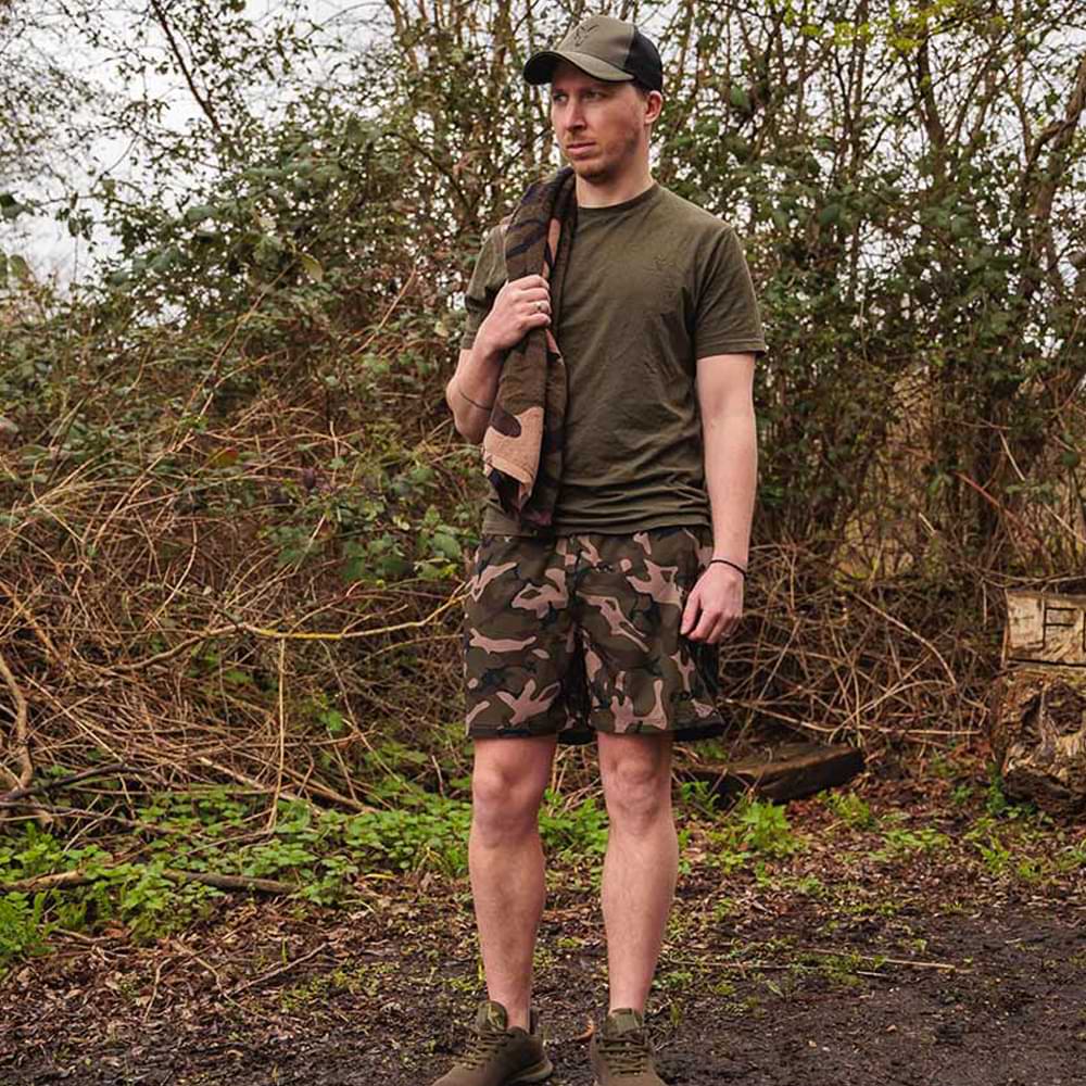 FOX Camo Black Swim Shorts