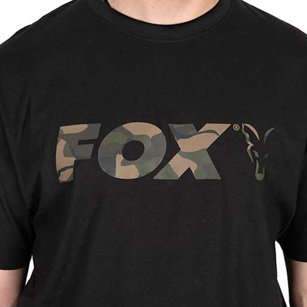 FOX Black Camo Logo T-Shirt