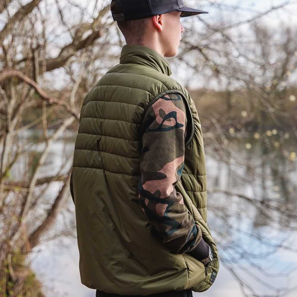 FOX Olive Quilted 100 Gilet