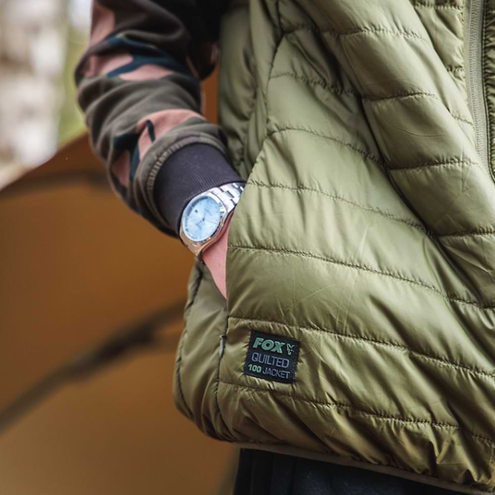 FOX Olive Quilted 100 Gilet