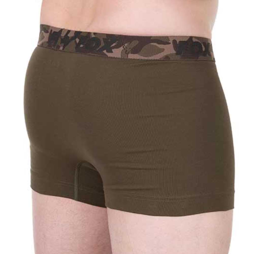 FOX Boxer Shorts Khaki/Black 2pcs