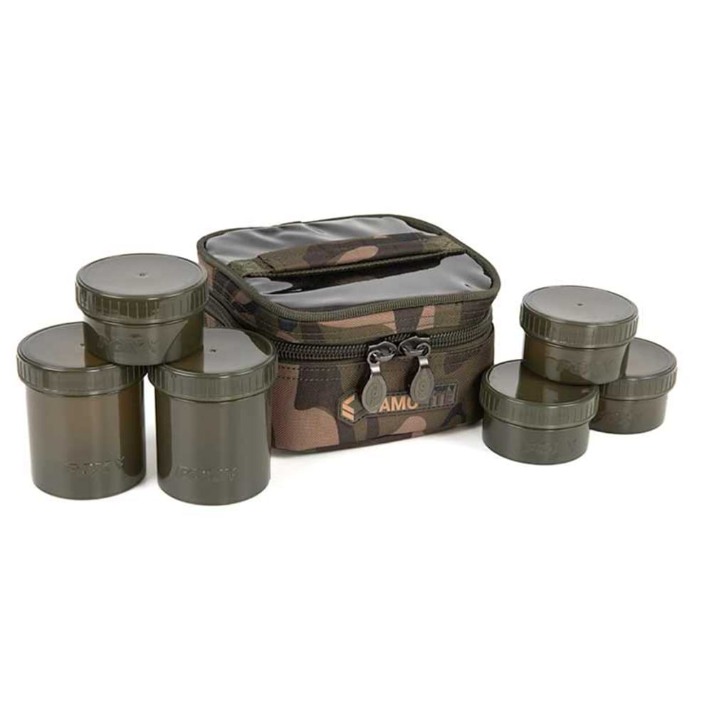 FOX Camolite 6 Pot Hookbait Case