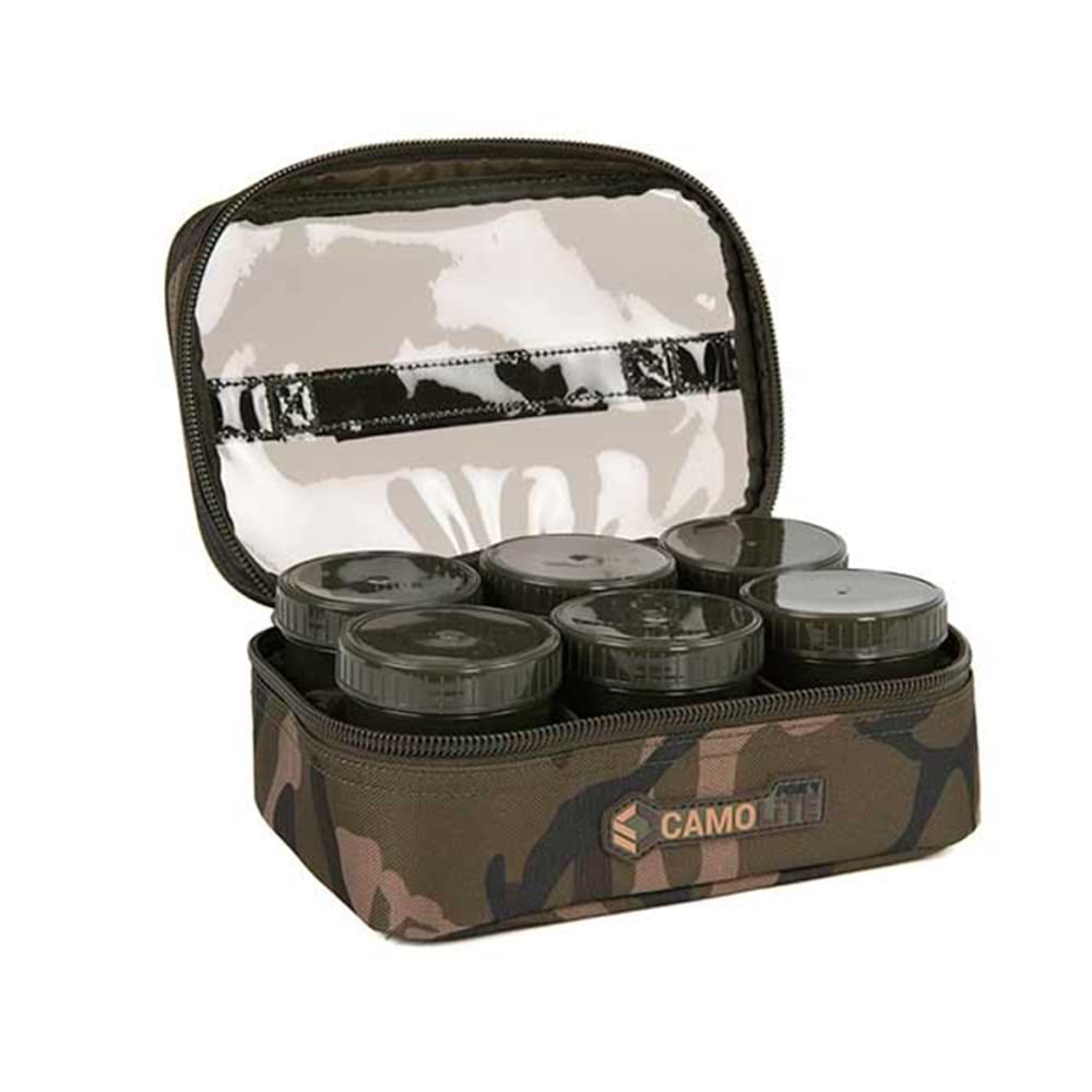 FOX Camolite 8 Pot Hookbait Case