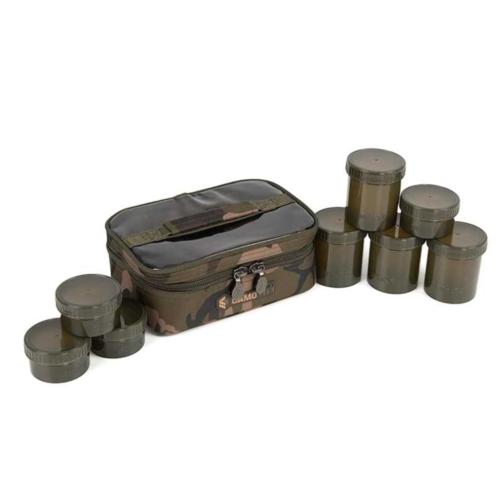 FOX Camolite 8 Pot Hookbait Case