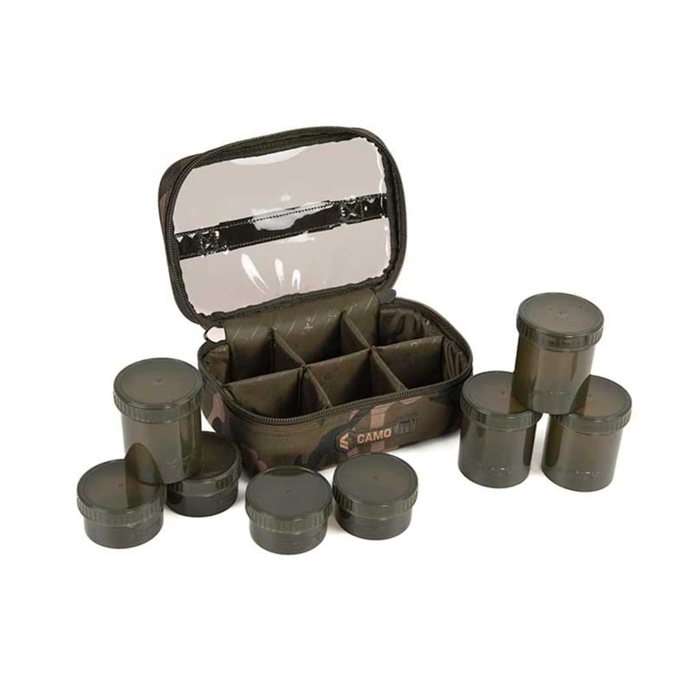 FOX Camolite 8 Pot Hookbait Case