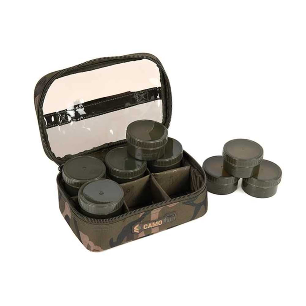 FOX Camolite 8 Pot Hookbait Case