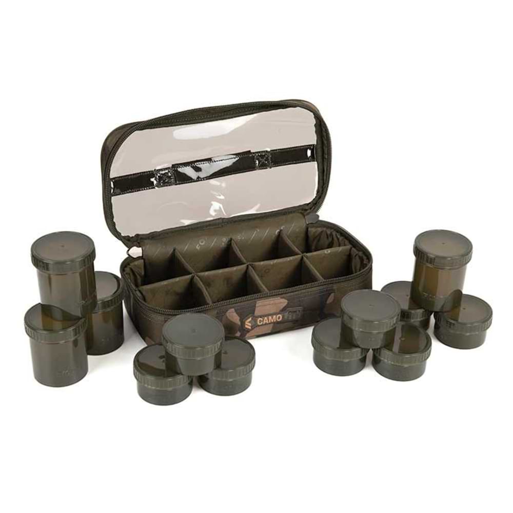 FOX Camolite 12 Pot Hookbait Case