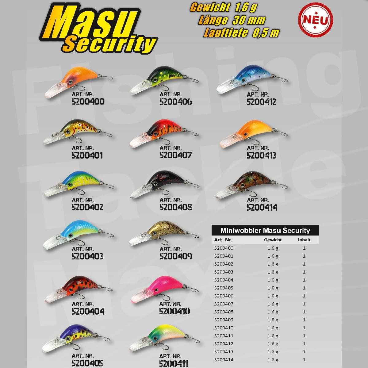 FTM Masu Security UV 1.6g 30mm