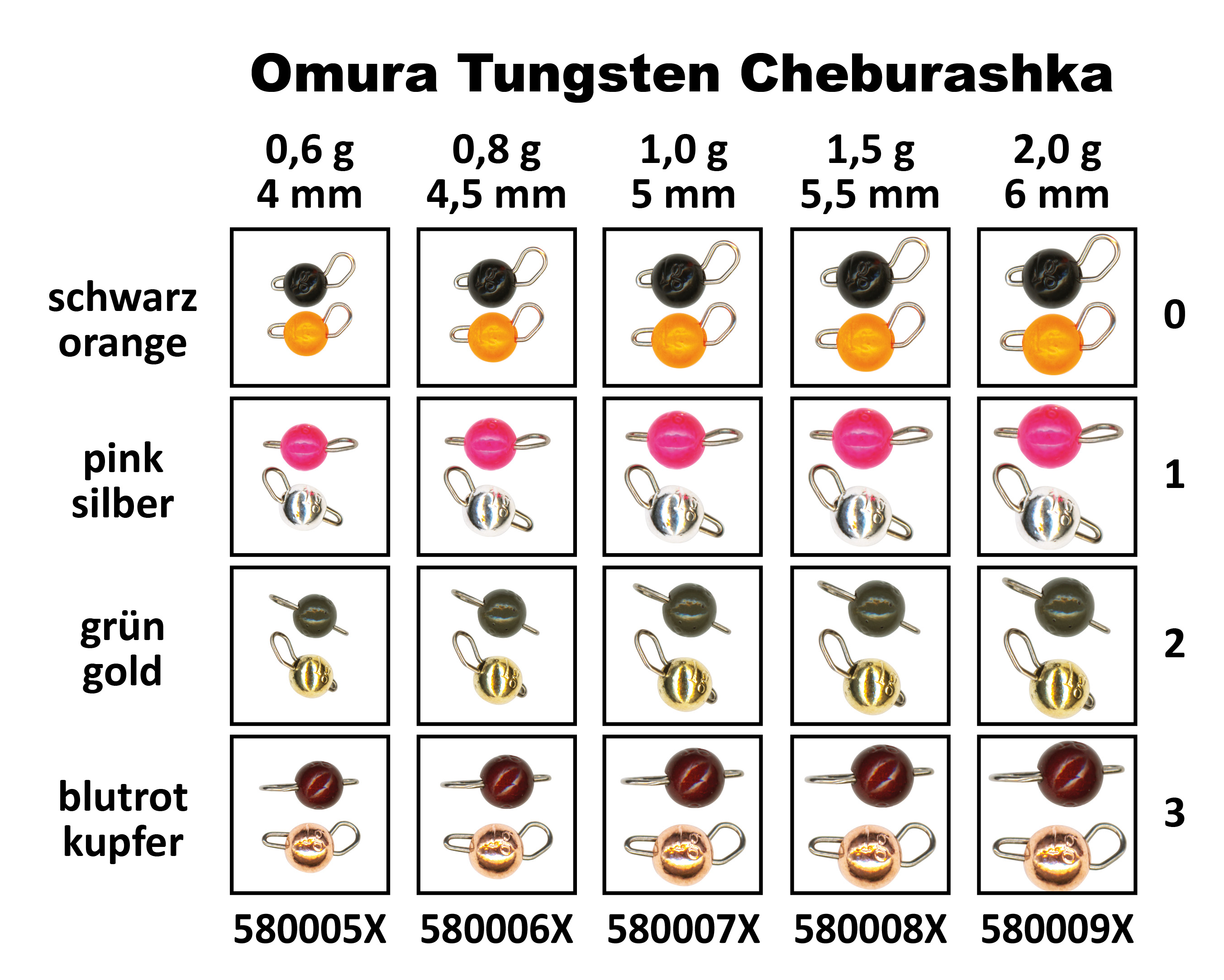 FTM Omura Tungsten Cheburashka 0.8g