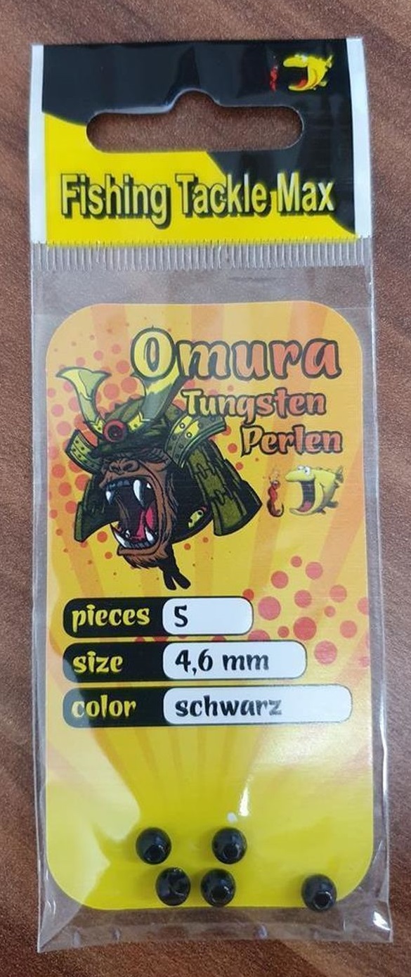 FTM Tungsten Bead Omura Round Hole - Ø 4,6mm