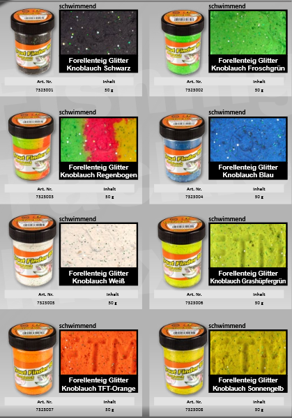 FTM Trout Finder Bait - Garlic Floating