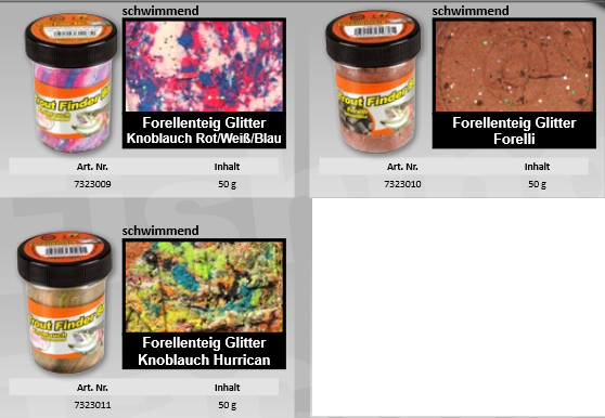 FTM Trout Finder Bait - Garlic Floating