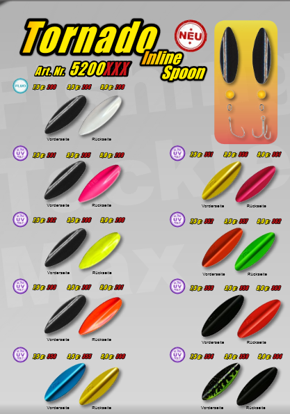 FTM Tornado UV Color Inline Spoon 5g