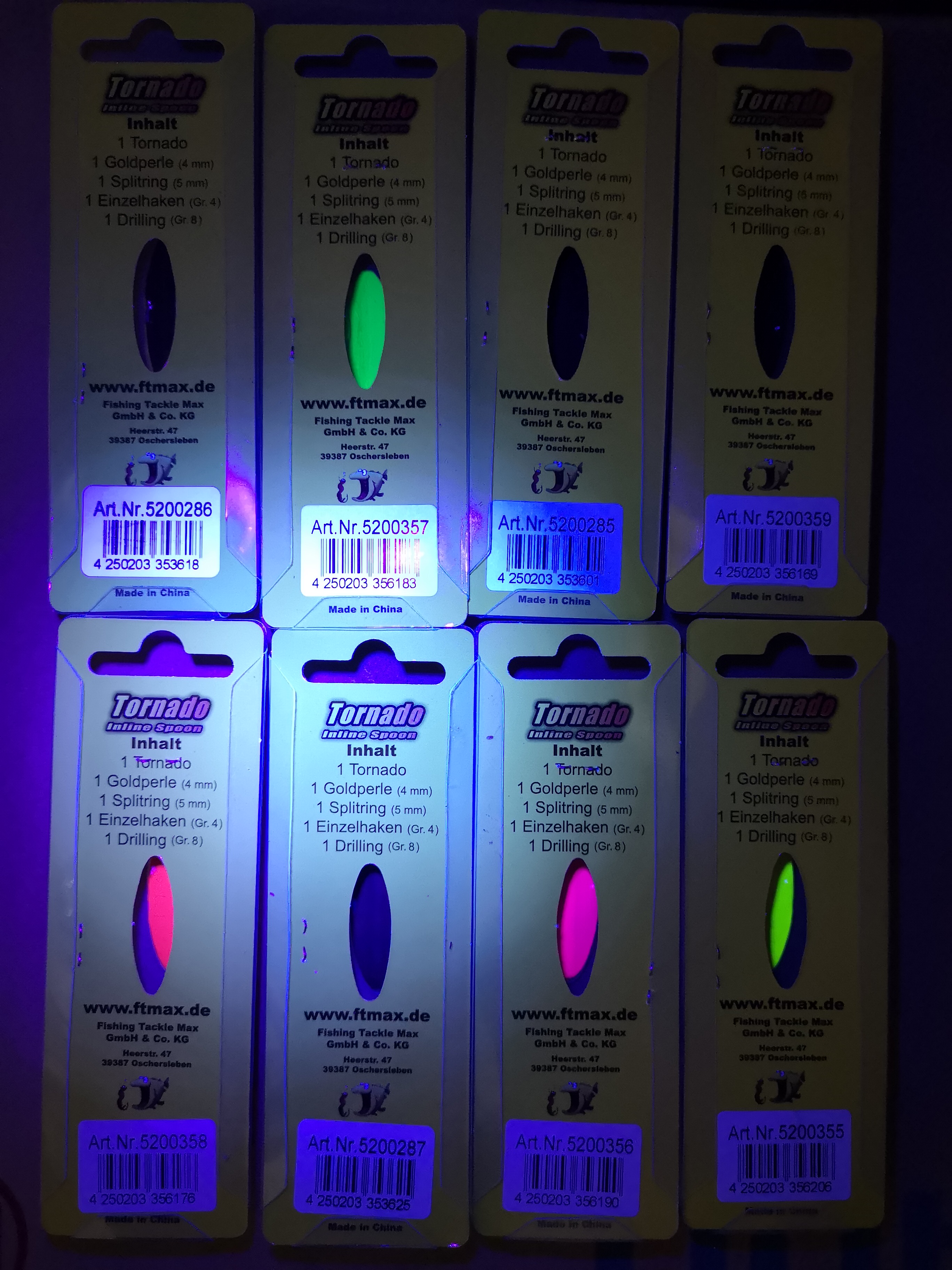 FTM Tornado UV Color Inline Spoon 3.5g