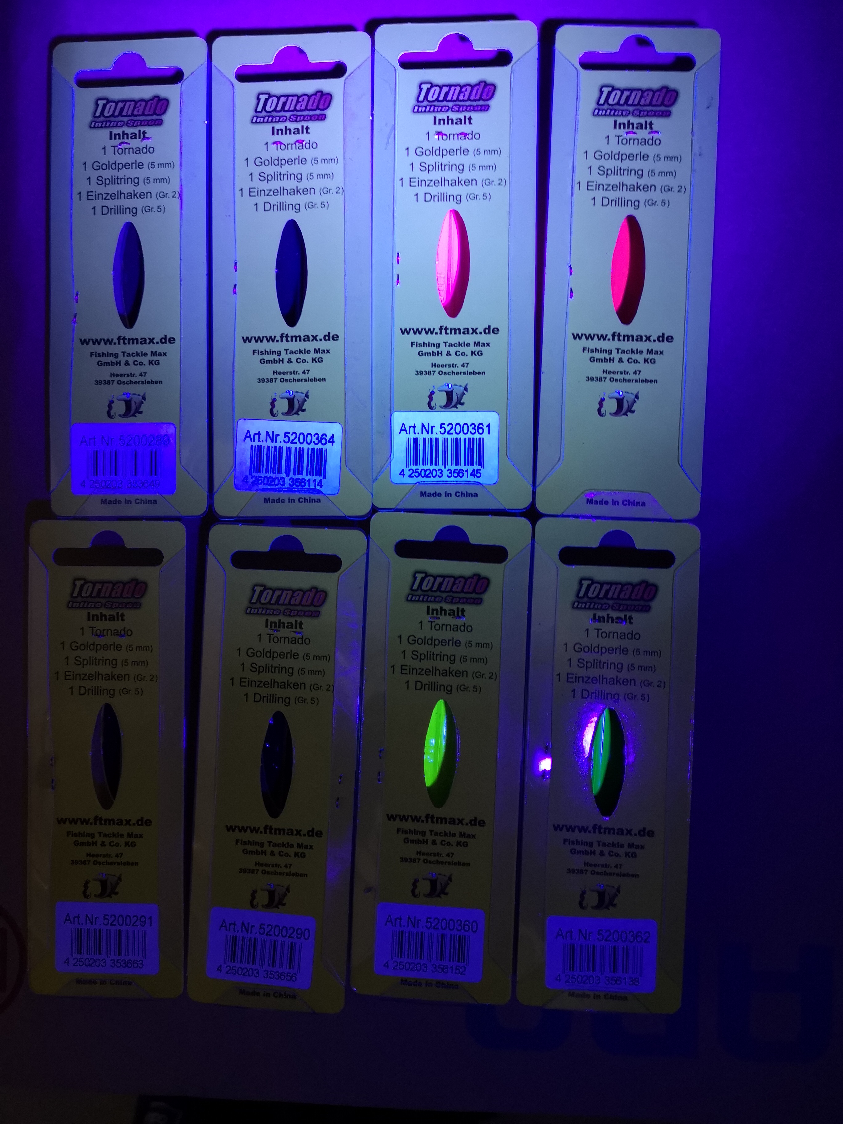 FTM Tornado UV Color Inline Spoon 5g