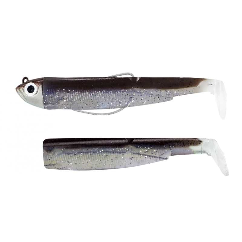FIIISH Black Minnow No1 Combo Jig Head 3g + 2 Lure Bodies 7cm
