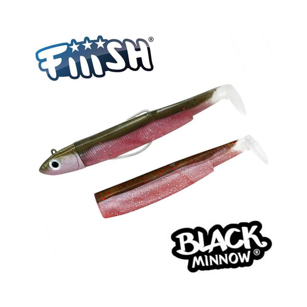 FIIISH Black Minnow No4 Combo Jig Head 40g