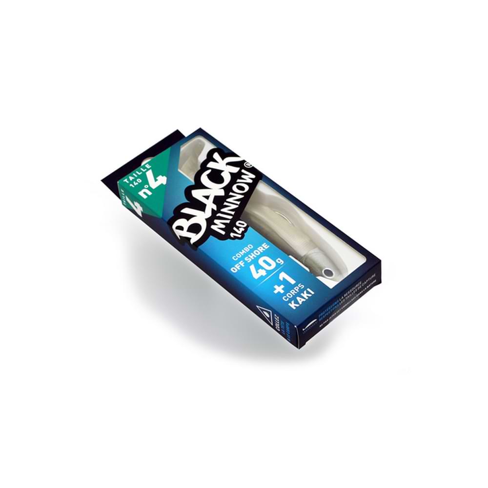 FIIISH Black Minnow No4 Combo Jig Head 40g