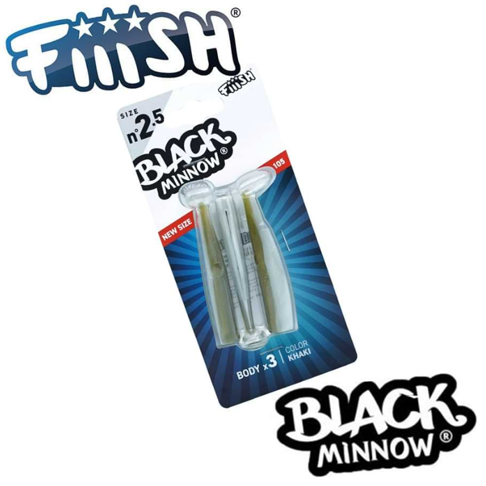FIIISH Black Minnow No2.5 - 10.5cm