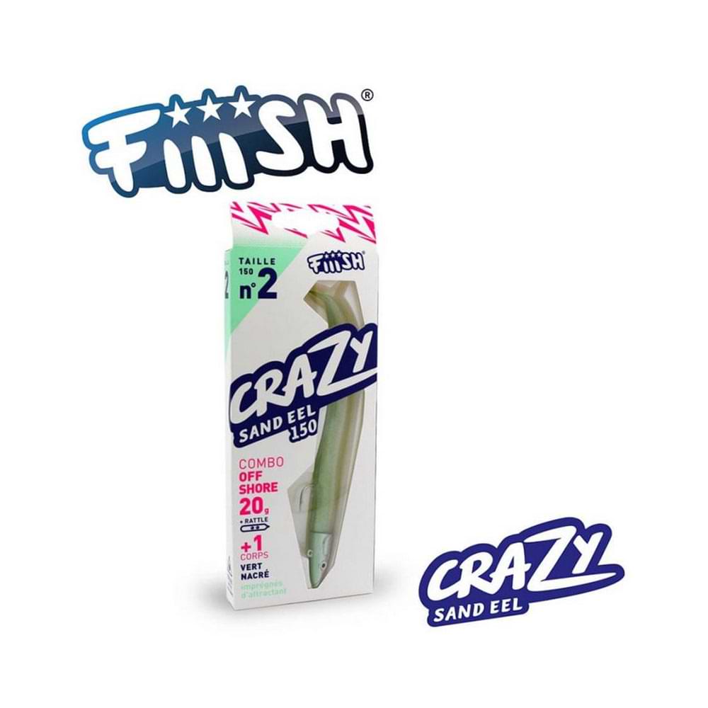 FIIISH Crazy Sand Eel No2 Combo Jig Head 20g