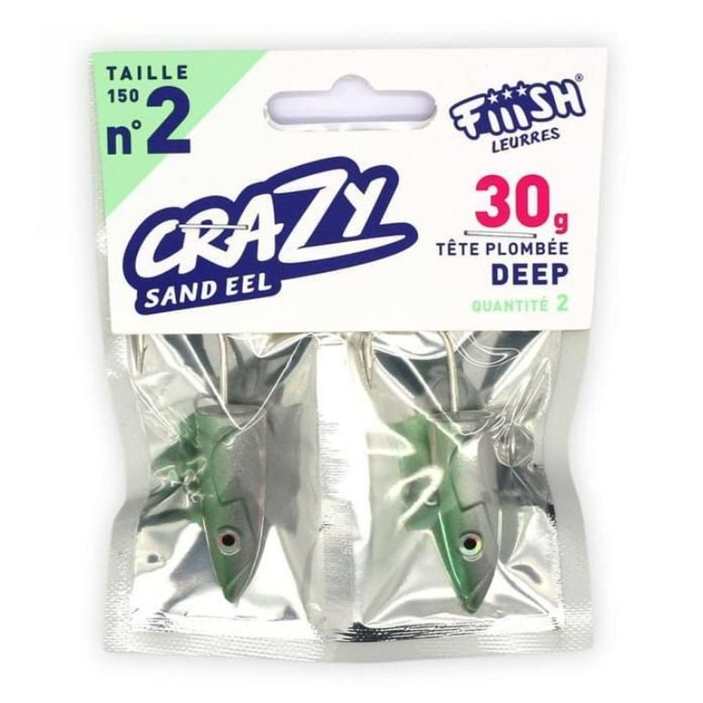 FIIISH Crazy Sand Eel No2 Jig Head 30g Deep