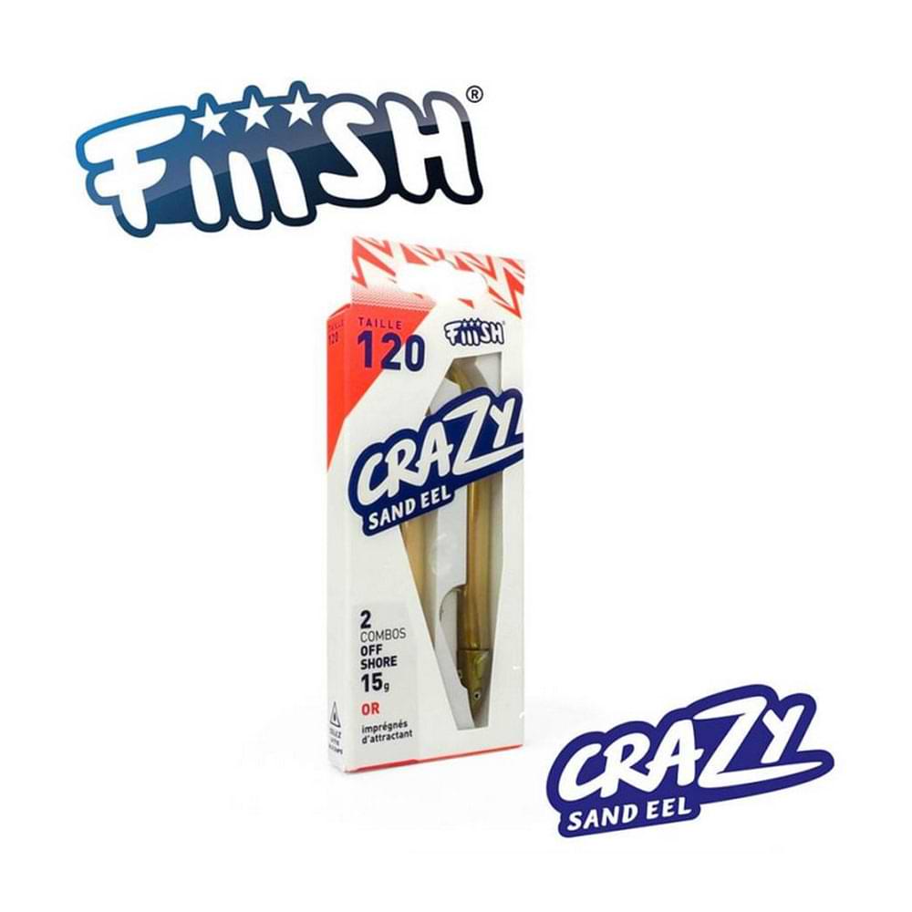 FIIISH Crazy Sand Eel 120 Double Combo 12cm 15g 