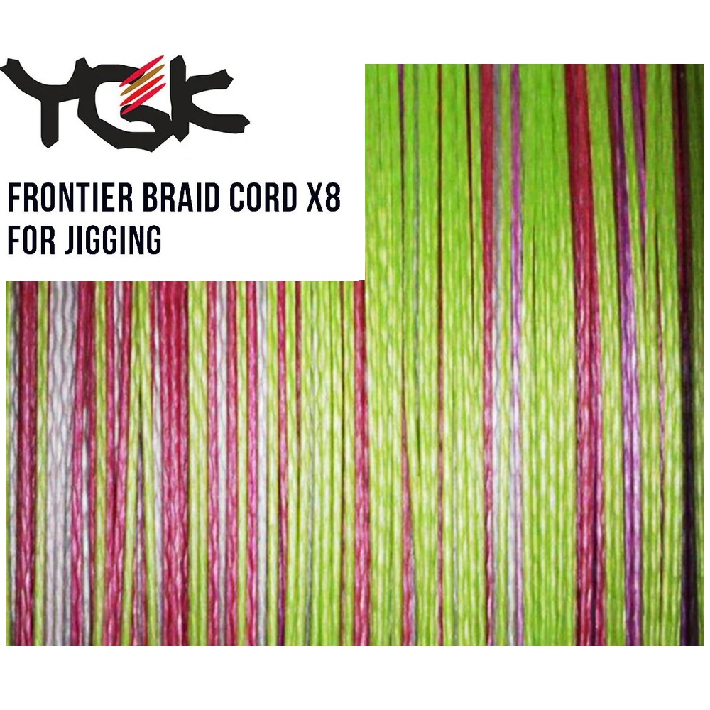YGK Frontier X8 Braid Cord for Jigging - 300m