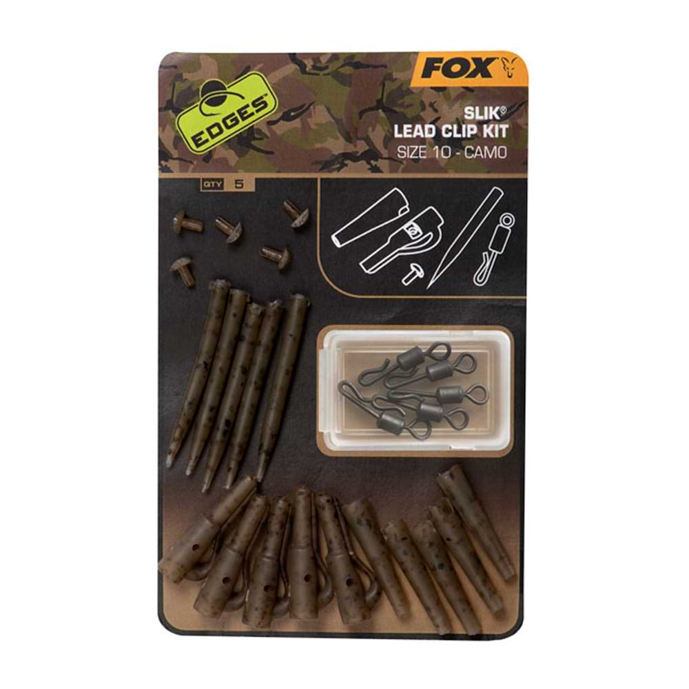 FOX Edges Camo Slik Lead Clip Kit