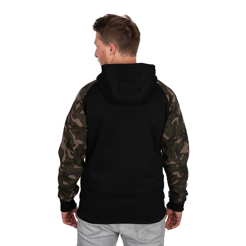 FOX Raglan Black with Camo Hoody